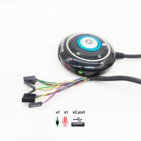 NÚT NGUỒN MÁY TÍNH AONE TRÒN  USB AUDIO - LOẠI DÁN