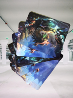 Lót chuột size 26x21cm dày 3 li-hình game-M07