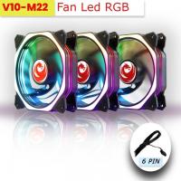 M22-Quạt Tản Nhiệt Red Dragon Led RGB V10/2019-kèm vít (1 cái)
