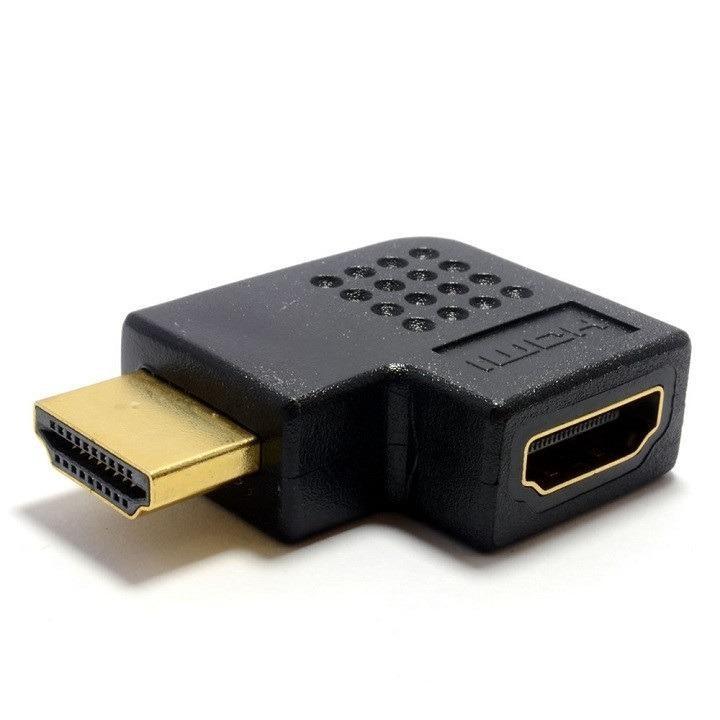 Đầu nối dây HDMI cong 270 độ - Đầu nối HDMi 2 đầu âm dương-DH01