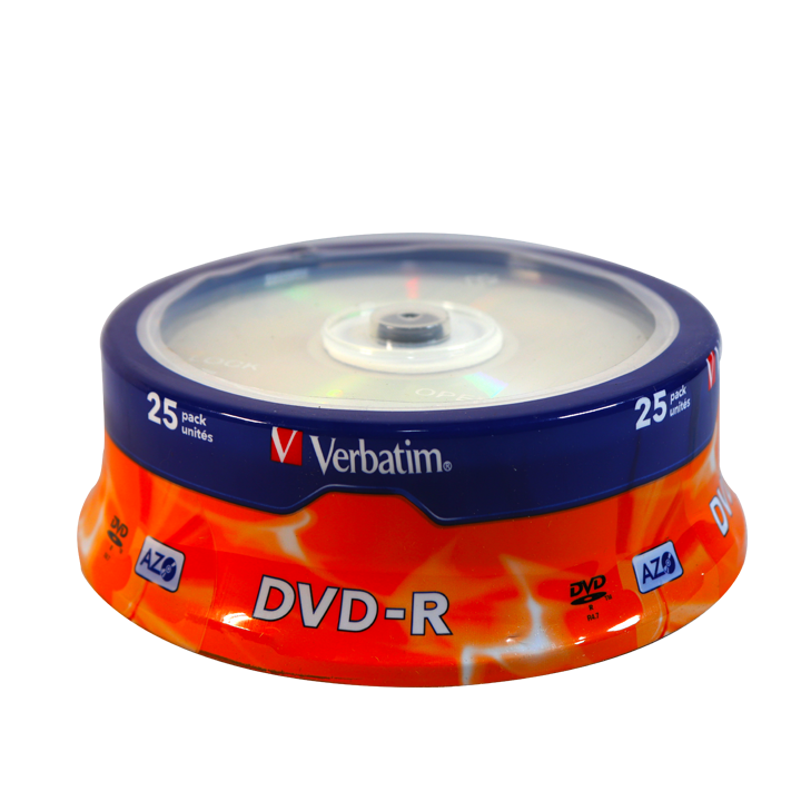 Đĩa trắng DVD Verbatim hộp 25 cái