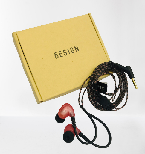 Tai nghe nhét tai cho điện thoại giắc tròn 3.5mm có hỗ trợ mic kiểu dáng thể thao-Design