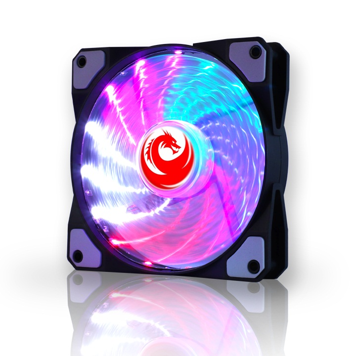 Quạt Fan Case 12 cm led 7 màu (15 bóng ) - M21