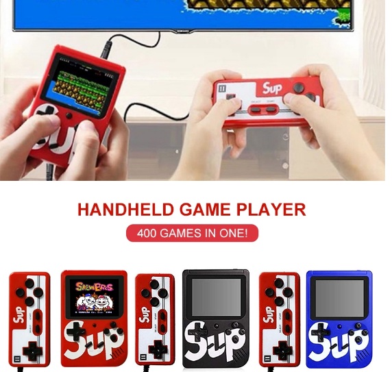 Máy game sup 400 tặng tay cầm hỗ trợ 2 người chơi - sup 400 trò bản cao cấp